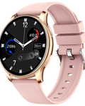Ceas Smartwatch OPPOS idealStore, Ecran HD 1.32 inch, Notificari Apeluri/Mesaje/App, Rezistent la Apa, Monitor Frecventa Cardiaca, Somn, Momento Menstrual, Termometru Corporal, Multi Sport, Compatibil iOS si Android, Auriu