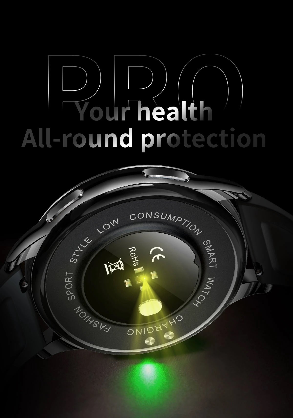 Ceas Smartwatch OPPOS idealStore, Ecran HD 1.32 inch, Notificari Apeluri/Mesaje/App, Rezistent la Apa, Monitor Frecventa Cardiaca, Somn, Momento Menstrual, Termometru Corporal, Multi Sport, Compatibil iOS si Android, Auriu