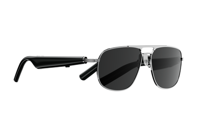 Ochelari de Soare Inteligenti Optimo Star idealSTORE, Bluetooth V5.0, Android/IOS, 2 Difuzoare, Voice Assistant, Apel Audie Smart, Control Muzica, Functie Camera, UV400, Impermeabili, Lentile Polarizate, Sistem Anti-Orbire, Autonomie Mare