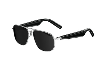 Ochelari de Soare Inteligenti Optimo Star idealSTORE, Bluetooth V5.0, Android/IOS, 2 Difuzoare, Voice Assistant, Apel Audie Smart, Control Muzica, Functie Camera, UV400, Impermeabili, Lentile Polarizate, Sistem Anti-Orbire, Autonomie Mare