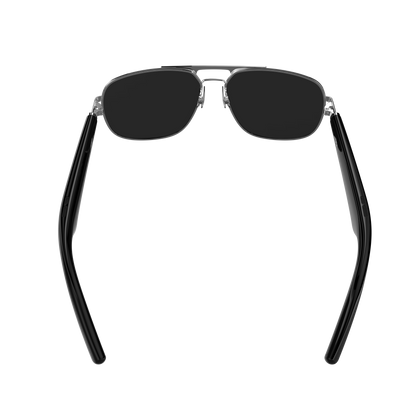 Ochelari de Soare Inteligenti Optimo Star idealSTORE, Bluetooth V5.0, Android/IOS, 2 Difuzoare, Voice Assistant, Apel Audie Smart, Control Muzica, Functie Camera, UV400, Impermeabili, Lentile Polarizate, Sistem Anti-Orbire, Autonomie Mare