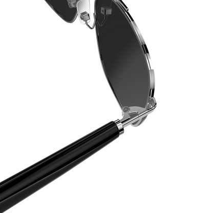 Ochelari de Soare Inteligenti Optimo Star idealSTORE, Bluetooth V5.0, Android/IOS, 2 Difuzoare, Voice Assistant, Apel Audie Smart, Control Muzica, Functie Camera, UV400, Impermeabili, Lentile Polarizate, Sistem Anti-Orbire, Autonomie Mare