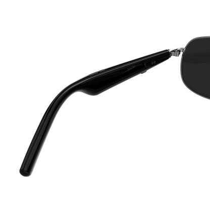 Ochelari de Soare Inteligenti Optimo Star idealSTORE, Bluetooth V5.0, Android/IOS, 2 Difuzoare, Voice Assistant, Apel Audie Smart, Control Muzica, Functie Camera, UV400, Impermeabili, Lentile Polarizate, Sistem Anti-Orbire, Autonomie Mare