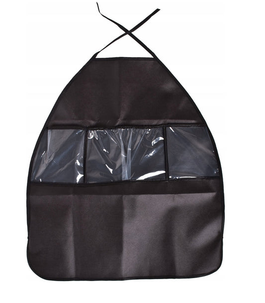 Organizator pentru Scaun auto IDL, o protectie excelenta a scaunului pentru masina impotriva murdariei si a tuturor deteriorarilor pentru tapiterie, Faciliteaza depozitarea accesoriilor necesare pentru copil si organizarea spatiului in masina, Negru