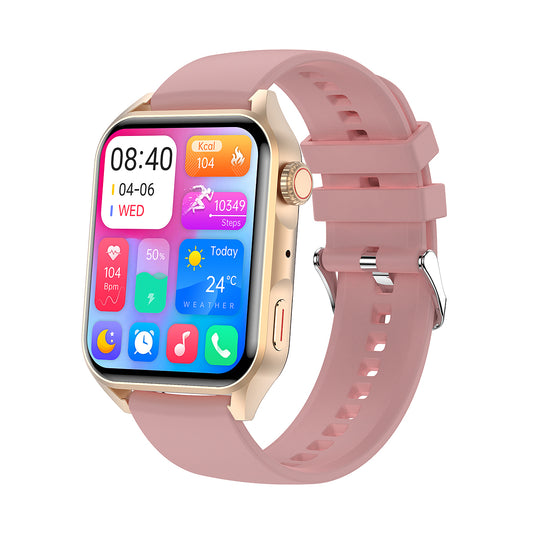 Ceas Smartwatch Oro Collection IdealStore, Ecran Tactil 1.78 inch, Preluare Apeluri si Mesaje Bluetooth, Monitorizare Ritm Cardiac si Somn, Multi-Sport, Difuzor si Microfon incorporat, IP67, Alarma, Android-IOS, Long Battery, Gold Edition
