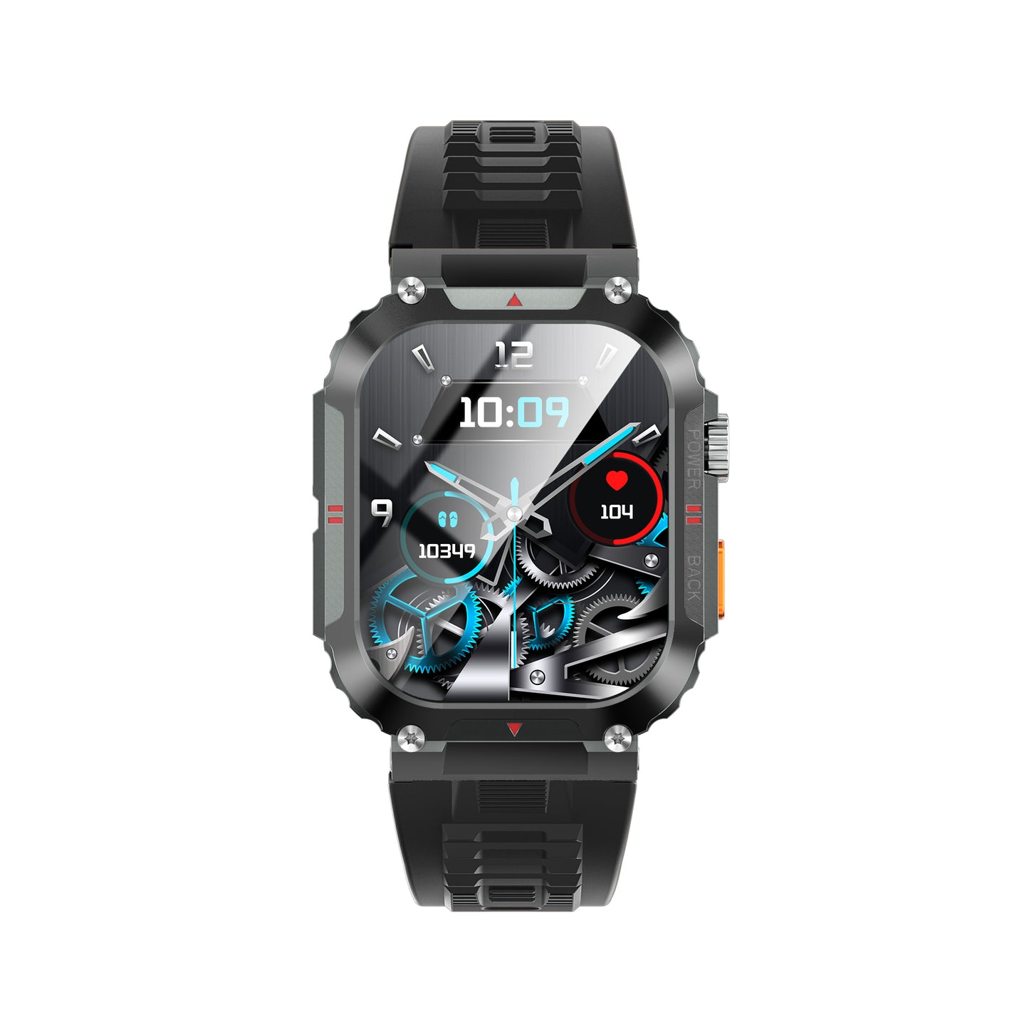 Ceas SmartWatch OXIMAN idealSTORE, Ecran Full Touch IPS 2, 02 inch, Blouetooth Call, Android/IOS, Control Muzical, Multi Sport Vreme, Fitness Traker, IP68, Notificari Mesaje, Apeluri, Asistent Vocal, Monitorizeaza, Tensiunea Arteriala, Somn, Oxigen