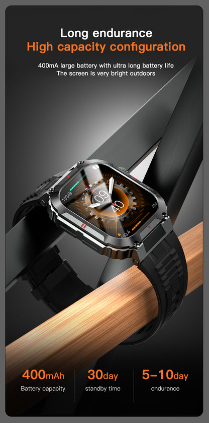 Ceas SmartWatch OXIMAN idealSTORE, Ecran Full Touch IPS 2, 02 inch, Blouetooth Call, Android/IOS, Control Muzical, Multi Sport Vreme, Fitness Traker, IP68, Notificari Mesaje, Apeluri, Asistent Vocal, Monitorizeaza, Tensiunea Arteriala, Somn, Oxigen