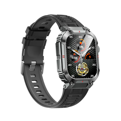 Ceas SmartWatch OXIMAN idealSTORE, Ecran Full Touch IPS 2, 02 inch, Blouetooth Call, Android/IOS, Control Muzical, Multi Sport Vreme, Fitness Traker, IP68, Notificari Mesaje, Apeluri, Asistent Vocal, Monitorizeaza, Tensiunea Arteriala, Somn, Oxigen