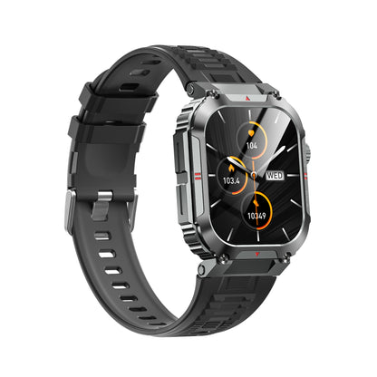 Ceas SmartWatch OXIMAN idealSTORE, Ecran Full Touch IPS 2, 02 inch, Blouetooth Call, Android/IOS, Control Muzical, Multi Sport Vreme, Fitness Traker, IP68, Notificari Mesaje, Apeluri, Asistent Vocal, Monitorizeaza, Tensiunea Arteriala, Somn, Oxigen