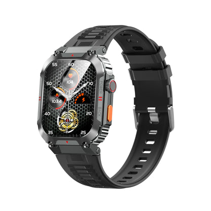Ceas SmartWatch OXIMAN idealSTORE, Ecran Full Touch IPS 2, 02 inch, Blouetooth Call, Android/IOS, Control Muzical, Multi Sport Vreme, Fitness Traker, IP68, Notificari Mesaje, Apeluri, Asistent Vocal, Monitorizeaza, Tensiunea Arteriala, Somn, Oxigen