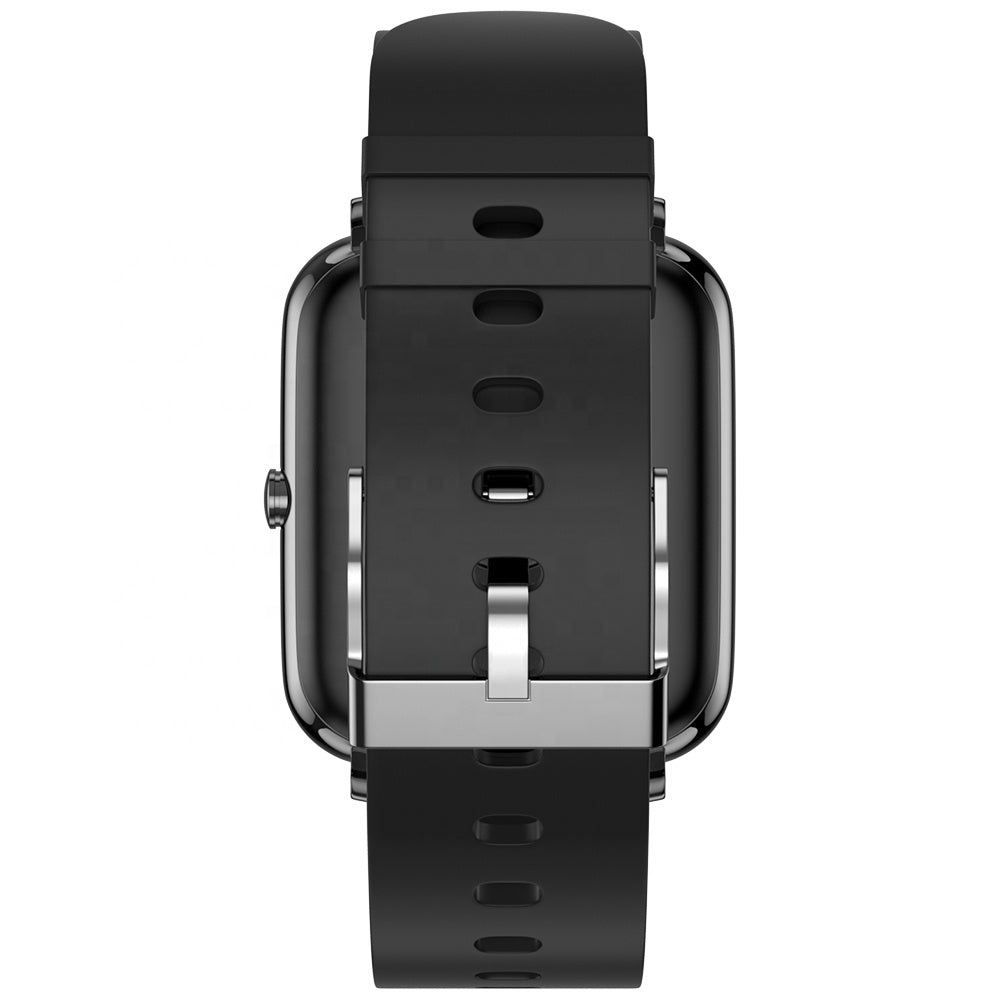 Ceas SmartWatch Plus Bakeey idealStore, Rezistent la Apa, Control Camera, Monitorizare Ritm Cardiac, Tesiune Arteriala, Pulsoximetru, Culoare Negru