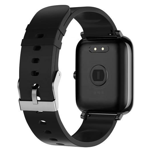 Ceas SmartWatch Plus Bakeey idealStore, Rezistent la Apa, Control Camera, Monitorizare Ritm Cardiac, Tesiune Arteriala, Pulsoximetru, Culoare Negru