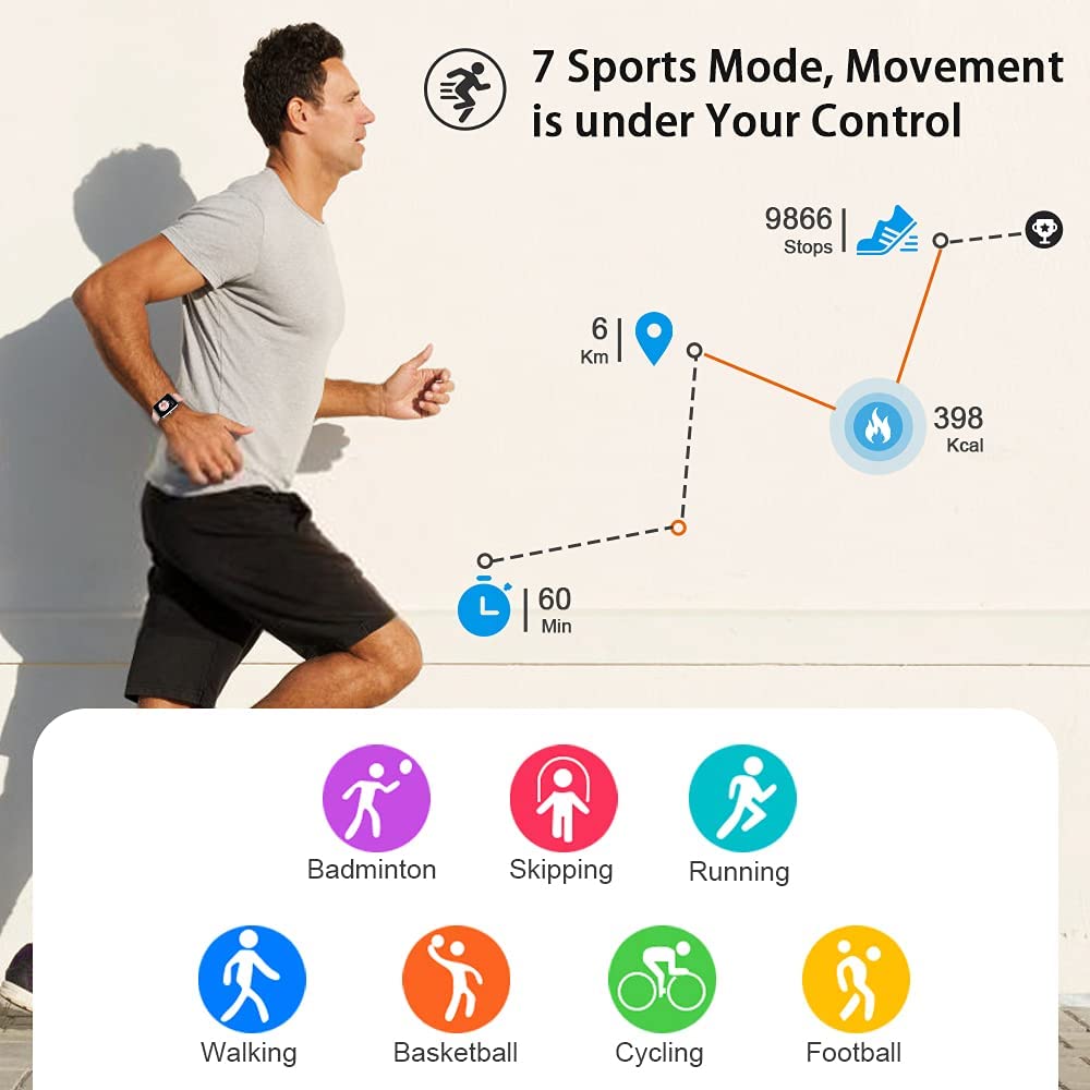 Ceas SmartWatch Plus Bakeey idealStore, Rezistent la Apa, Control Camera, Monitorizare Ritm Cardiac, Tesiune Arteriala, Pulsoximetru, Culoare Roz