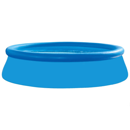 Piscina gonflabila HAPPY FAMILY idealSTORE, Dimensiuni 305 x 76 cm, Include filtru, pompa, kit de reparatie, Capacitate 3638 L, Material PVC, Culoare albastru, Ideala pentru verile calduroase