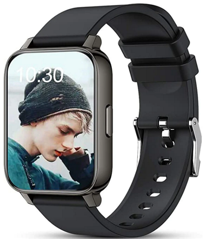 Smartwatch idealStore XBest, Ecran HD Curbat 3D, Notificari, Functii de Sanatate, Monitorizare Tensiune, Oxigen, Ritm Cardiac, Negru