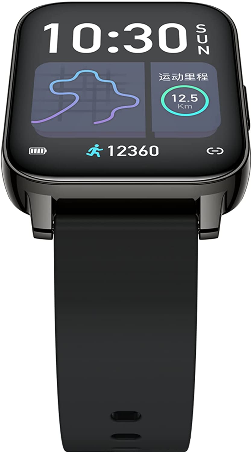 Smartwatch idealStore XBest, Ecran HD Curbat 3D, Notificari, Functii de Sanatate, Monitorizare Tensiune, Oxigen, Ritm Cardiac, Negru