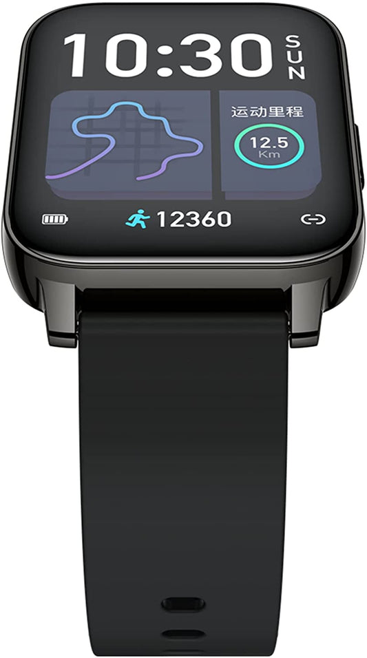 Smartwatch idealStore XBest, Ecran HD Curbat 3D, Notificari, Functii de Sanatate, Monitorizare Tensiune, Oxigen, Ritm Cardiac, Negru