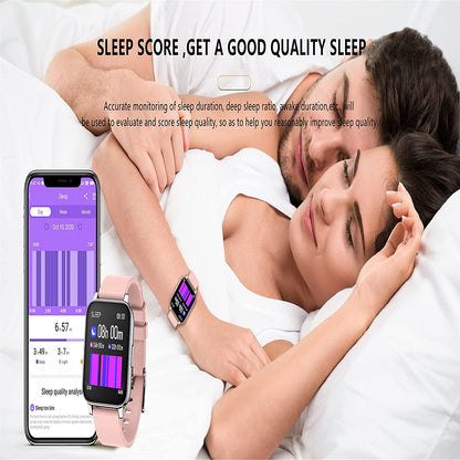 Smartwatch idealStore XBest, Ecran HD Curbat 3D, Notificari, Functii de Sanatate, Monitorizare Tensiune, Oxigen, Ritm Cardiac, Roz