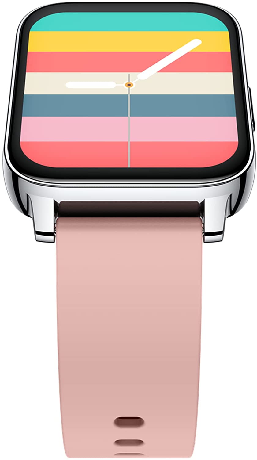 Smartwatch idealStore XBest, Ecran HD Curbat 3D, Notificari, Functii de Sanatate, Monitorizare Tensiune, Oxigen, Ritm Cardiac, Roz