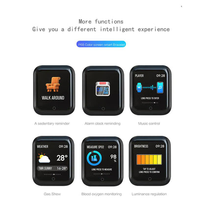 Smartwatch IDL Prestige 68 cu bratara metalica, Display de 1.3 inch IPS color Tactil, Monitorizare Ritm Cardiac, Presiune Vasculara, Incarcare Magnetica, Bluetooth 4.0, Android 4.4 / IoS 9.0, Culoare Negru