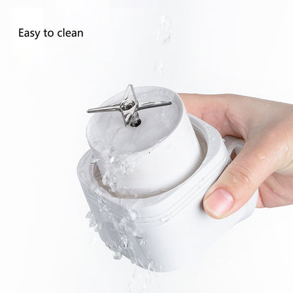 Mini Blender Portabil Multifunctional PASSION FRUIT IdealStore, Incarcare Magnetica, Capacitate 350 ml, 1200 mAH x2, Material Tritan, Straturi Duble, Cutit plat cu 4 Lame 3D, Autonomie Mare