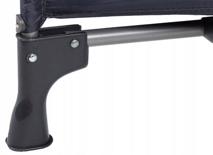 Patut Turistic, EcoToys, Pliant, cu Plasa de Tantari, Albastru