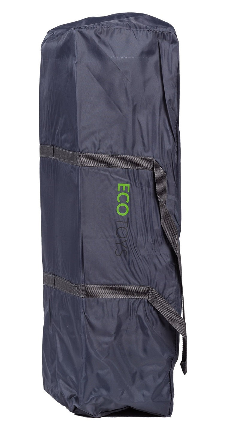 Patut Turistic, EcoToys, Pliant, cu Plasa de Tantari, Albastru