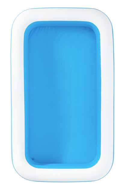 Piscina pentru familie gonflabila IDEAL Swim, Dimensiuni 305 x 183 x 46 cm, Forma rectangulara, Material PVC rezistent, Capacitate 1020 l, Culoare albastra