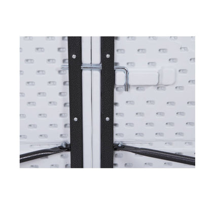 Masa Multifunctionala idealStore multiTABLE, Pliabila, Cadru din Otel, Rezistenta UV, Greutate maxima 100 Kg, Utilizare Multipla, culoare Alb