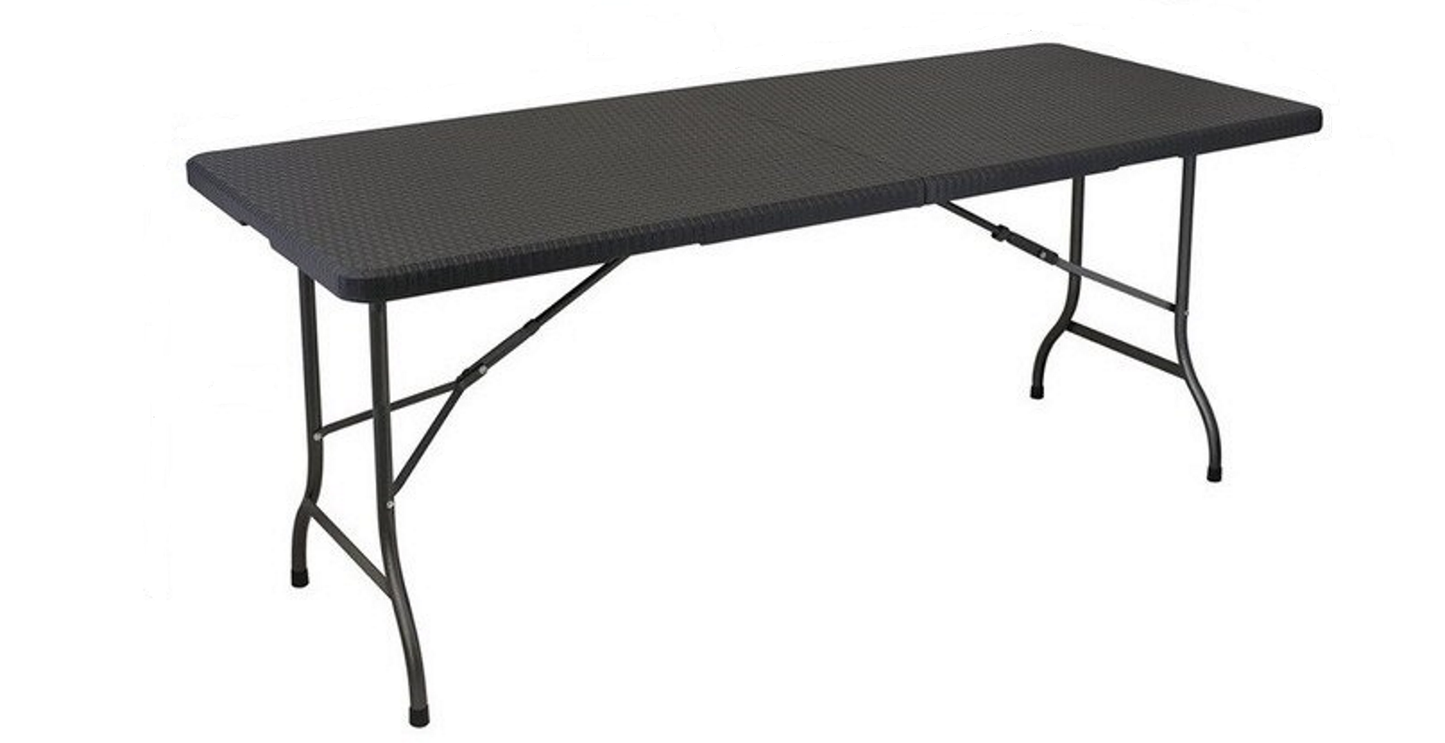 Masa Multifunctionala idealStore multiTABLE, Pliabila, Cadru din Otel, Rezistenta UV, Greutate maxima 100 Kg, Utilizare Multipla, culoare Maro