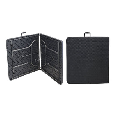 Masa Multifunctionala idealStore multiTABLE, Pliabila, Cadru din Otel, Rezistenta UV, Greutate maxima 100 Kg, Utilizare Multipla, culoare Maro