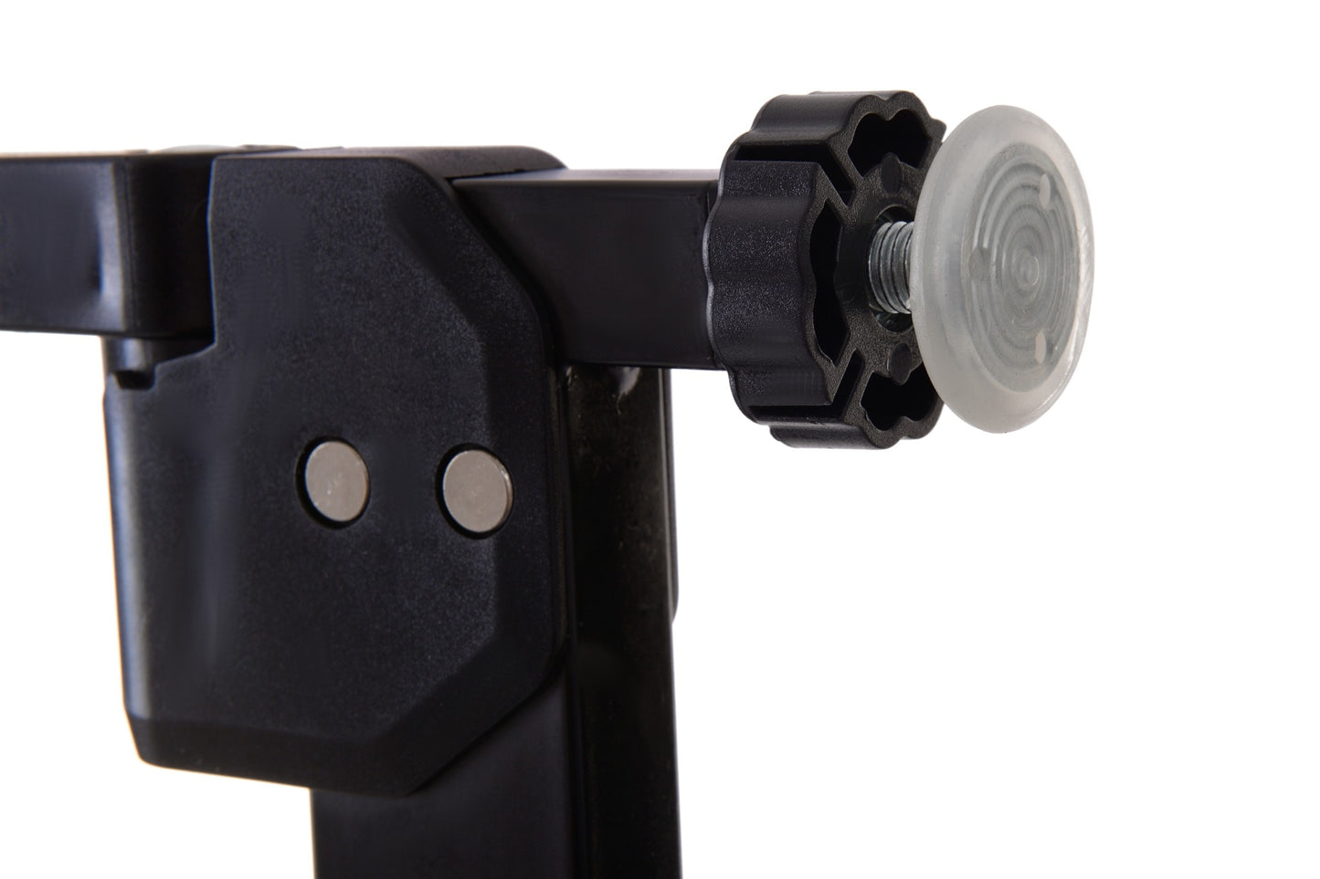 Poarta de Siguranta idealStore Safety Gate pentru Scari, dimensiuni ajustabile 75 - 117 cm, Fabricata din Otel, culoare Negru