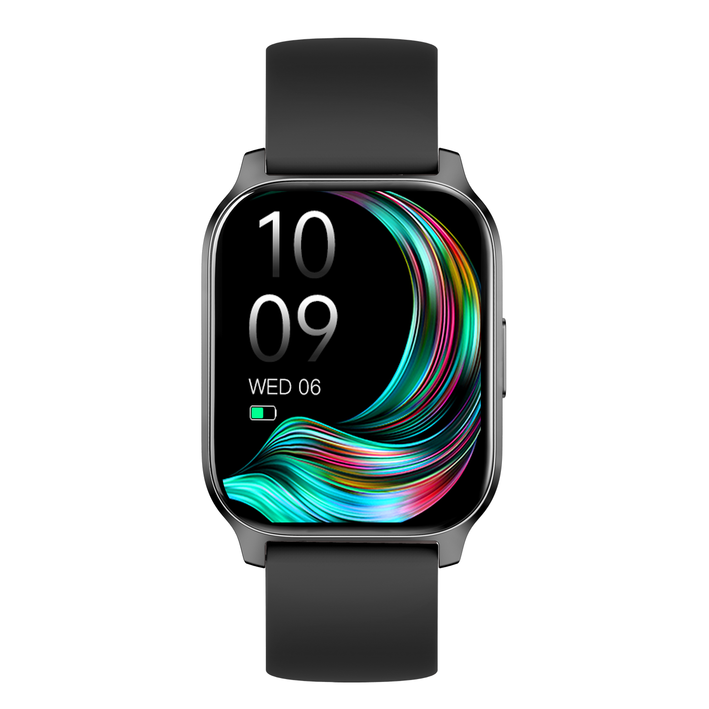 Ceas Smartwatch idealSTORE PopUP, Apel Telefonic, Hands Free, 100 Moduri Sportive, Ecran 2,02', Sunet HD, Comenzi Vocale-Siri, Redare muzica, Monitorizarea Sanatatii, Oxigenul din Sange, Mesaje si Notificari, Silicon Black