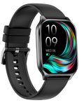 Ceas Smartwatch idealSTORE PopUP, Apel Telefonic, Hands Free, 100 Moduri Sportive, Ecran 2,02', Sunet HD, Comenzi Vocale-Siri, Redare muzica, Monitorizarea Sanatatii, Oxigenul din Sange, Mesaje si Notificari, Silicon Black