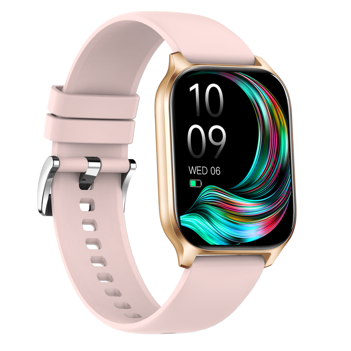 Ceas Smartwatch idealSTORE PopUP, Apel Telefonic, Hands Free, 100 Moduri Sportive, Ecran 2,02', Sunet HD, Comenzi Vocale-Siri, Redare muzica, Monitorizarea Sanatatii, Oxigenul din Sange, Mesaje si Notificari, Silicon Gold