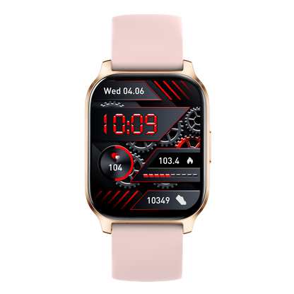 Ceas Smartwatch idealSTORE PopUP, Apel Telefonic, Hands Free, 100 Moduri Sportive, Ecran 2,02', Sunet HD, Comenzi Vocale-Siri, Redare muzica, Monitorizarea Sanatatii, Oxigenul din Sange, Mesaje si Notificari, Silicon Gold