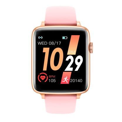 Smartwatch idealStore PowerStyle, Apel prin Bluetooth, Difuzor si Microfon integrat, Asistent Vocal, Monitorizare Stare Sanatate, Pulsoximetru, Termometru, 100 de Moduri Sport, Norificari Aplicatii, Culoare Gold