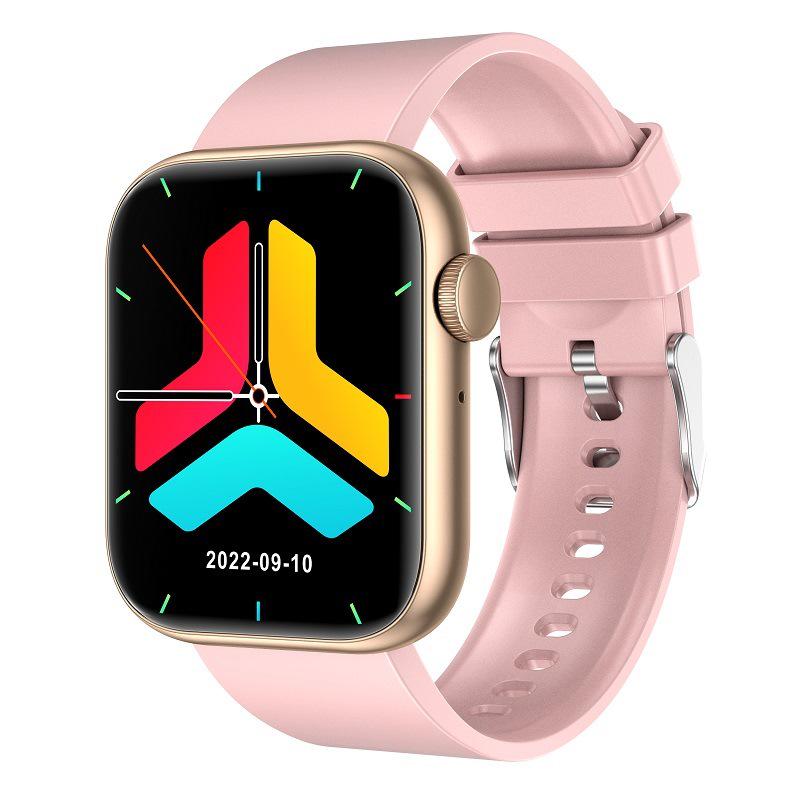 Smartwatch idealStore PowerStyle, Apel prin Bluetooth, Difuzor si Microfon integrat, Asistent Vocal, Monitorizare Stare Sanatate, Pulsoximetru, Termometru, 100 de Moduri Sport, Norificari Aplicatii, Culoare Gold