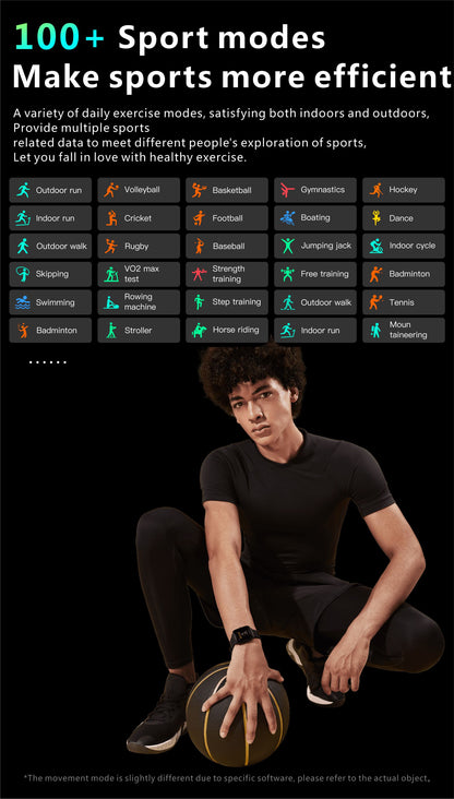 Smartwatch idealStore PowerStyle, Apel prin Bluetooth, Difuzor si Microfon integrat, Asistent Vocal, Monitorizare Stare Sanatate, Pulsoximetru, Termometru, 100 de Moduri Sport, Norificari Aplicatii, Culoare Negru