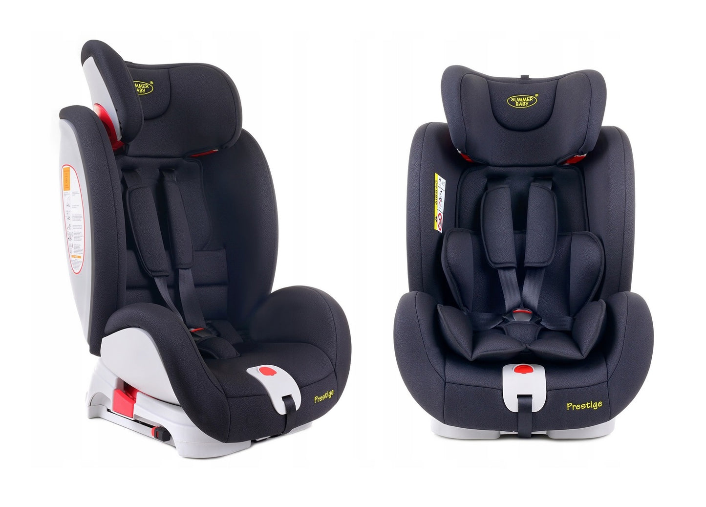 Scaun auto Profesional dedicat pentru copil, BABY JOLIE PRESTIGE IDL Collection , Pentru 3 grupe de greutate intre 0-36 Kg, Tehnologie ISOFIX si Centura TOP TETHER, Rotire 360 grade cu Reglarea pozitiei de somn si a inaltimii tetierei, Negru
