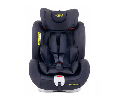 Scaun auto Profesional dedicat pentru copil, BABY JOLIE PRESTIGE IDL Collection , Pentru 3 grupe de greutate intre 0-36 Kg, Tehnologie ISOFIX si Centura TOP TETHER, Rotire 360 grade cu Reglarea pozitiei de somn si a inaltimii tetierei, Negru