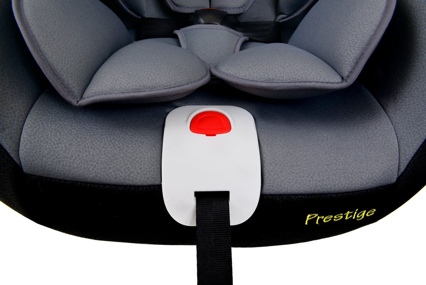 Scaun auto Profesional dedicat pentru copil, BABY JOLIE PRESTIGE IDL Collection , Pentru 3 grupe de greutate intre 0-36 Kg, Tehnologie ISOFIX si Centura TOP TETHER, Rotire 360 grade cu Reglarea pozitiei de somn si a inaltimii tetierei, Negru-Gri