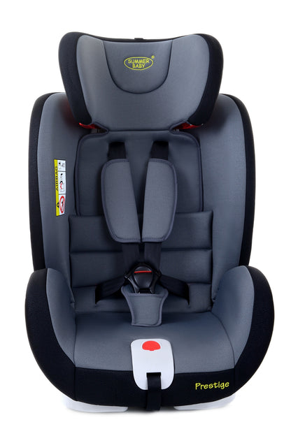 Scaun auto Profesional dedicat pentru copil, BABY JOLIE PRESTIGE IDL Collection , Pentru 3 grupe de greutate intre 0-36 Kg, Tehnologie ISOFIX si Centura TOP TETHER, Rotire 360 grade cu Reglarea pozitiei de somn si a inaltimii tetierei, Negru-Gri