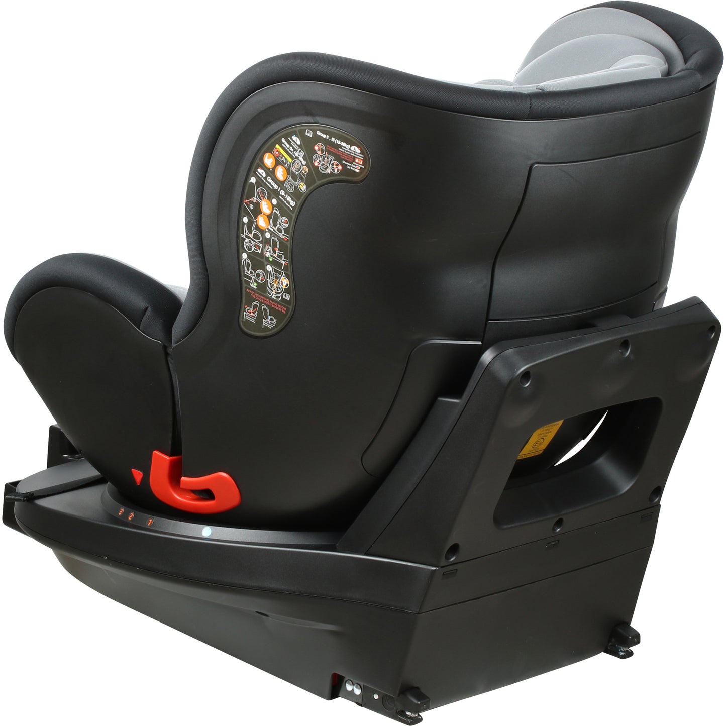 Scaun auto Profesional dedicat pentru copil, BABY JOLIE PRESTIGE LUXURY IDL Collection ,picior telescopic stabil, Pentru 3 grupe de greutate intre 0-36 Kg, Tehnologie ISOFIX , Rotire 360 grade cu Reglarea pozitiei de somn, Negru-Gri