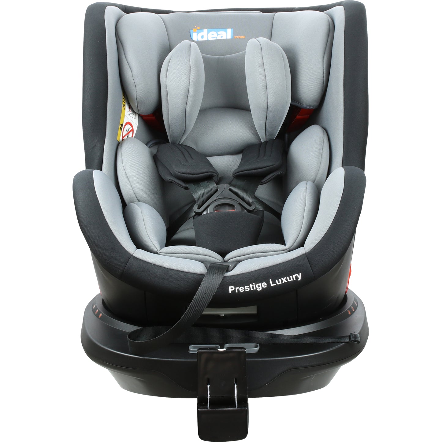 Scaun auto Profesional dedicat pentru copil, BABY JOLIE PRESTIGE LUXURY IDL Collection ,picior telescopic stabil, Pentru 3 grupe de greutate intre 0-36 Kg, Tehnologie ISOFIX , Rotire 360 grade cu Reglarea pozitiei de somn, Negru-Gri