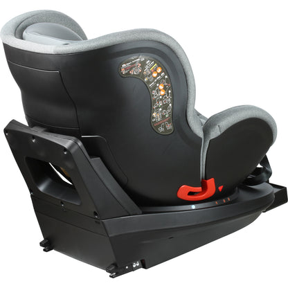 Scaun auto Profesional dedicat pentru copil, BABY JOLIE PRESTIGE LUXURY IDL Collection ,picior telescopic stabil, Pentru 3 grupe de greutate intre 0-36 Kg, Tehnologie ISOFIX , Rotire 360 grade cu Reglarea pozitiei de somn, Gri