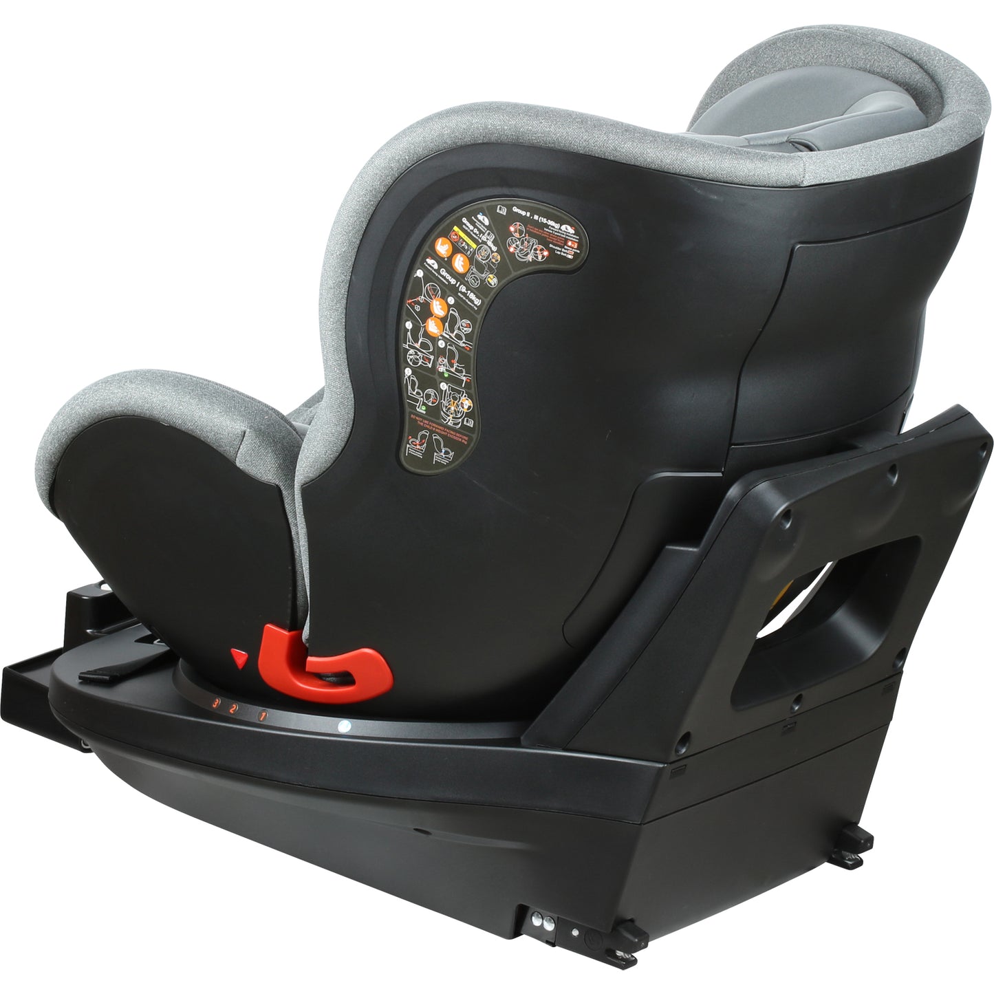 Scaun auto Profesional dedicat pentru copil, BABY JOLIE PRESTIGE LUXURY IDL Collection ,picior telescopic stabil, Pentru 3 grupe de greutate intre 0-36 Kg, Tehnologie ISOFIX , Rotire 360 grade cu Reglarea pozitiei de somn, Gri