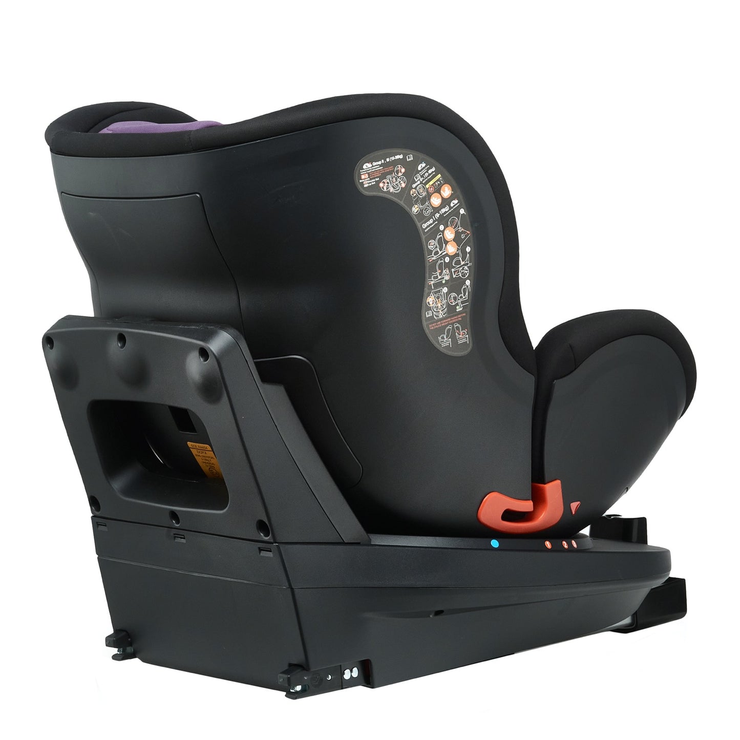 Scaun auto Profesional dedicat pentru copil, BABY JOLIE PRESTIGE LUXURY IDL Collection ,picior telescopic stabil, Pentru 3 grupe de greutate intre 0-36 Kg, Tehnologie ISOFIX , Rotire 360 grade cu Reglarea pozitiei de somn, Violet