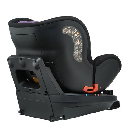 Scaun auto Profesional dedicat pentru copil, BABY JOLIE PRESTIGE LUXURY IDL Collection ,picior telescopic stabil, Pentru 3 grupe de greutate intre 0-36 Kg, Tehnologie ISOFIX , Rotire 360 grade cu Reglarea pozitiei de somn, Violet