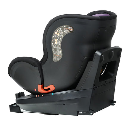Scaun auto Profesional dedicat pentru copil, BABY JOLIE PRESTIGE LUXURY IDL Collection ,picior telescopic stabil, Pentru 3 grupe de greutate intre 0-36 Kg, Tehnologie ISOFIX , Rotire 360 grade cu Reglarea pozitiei de somn, Violet